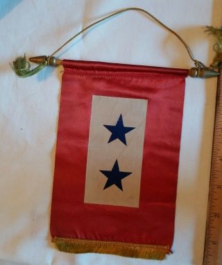Ww2 Us Army Military Sons In The Service Window Flag Sons Blue 2 Star Mothers