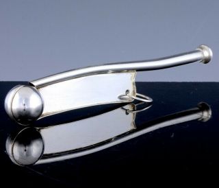 Unusual Art Deco Mid Century Modern American Sterling Silver Boatman 