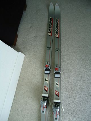 Vintage Rossignol St Sport Series Ii - Tyrolia 390d Binding Skiis 76 Inches Long