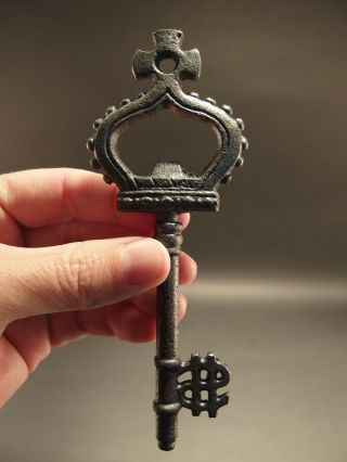 Antique Vintage Style Cast Iron Skeleton Key Bottle Opener Cap Lifter