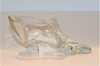 1876 Worlds Fair Centennial Expo Philadelphia Glass Shoe W Bow Gillinder Eapg