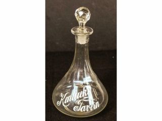 Kentucky Tavern Whiskey Back Bar Bottle With Stopper 1880 