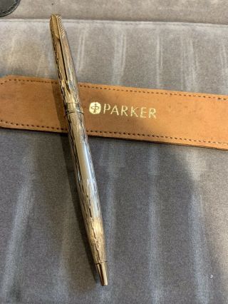 Parker 61 Presidential 9ct Solid Gold Ballpen - Flamme - Stunning