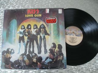 Kiss " Love Gun " Lp Casablanca Polygram Error Repress W/incorrect Track Listing