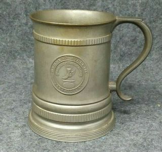 1887 Harvard Athletic Association Pewter Mug Stein Trophy Cup