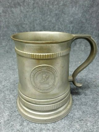 1887 HARVARD ATHLETIC ASSOCIATION Pewter Mug Stein Trophy Cup 3