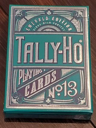 Tally Ho Emerald Edition Playing Cards By Jackson Robinson / Kings Wild Project