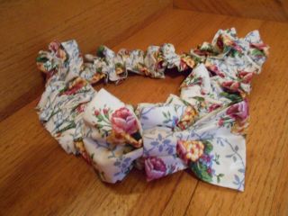 Longaberger Mothers Day Floral Scallop Fabric Large Garter