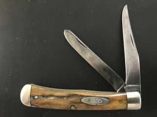 Vintage Case Xx First Model Trapper Knife 5254,  Stag,  1940 - 1964