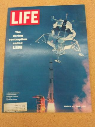 Vintage Life Daring Lem Space Travel Moon March 14 1969 Minute Maid Bing Crosby