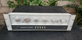 Vintage Crown Ic - 150a Preamplifier Preamp For Repair Or Part
