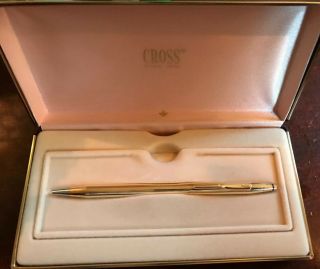 Rare Cross 18k Gold Filled Classic Century Ballpoint Pen