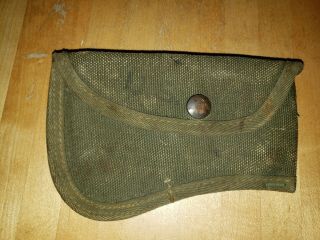 Vintage U.  S.  Army Ww2 Axe Sheath For Military Belt