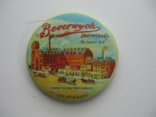 Beverwyck Brewing Co.  Albany Ny Beer Pocket Mirror