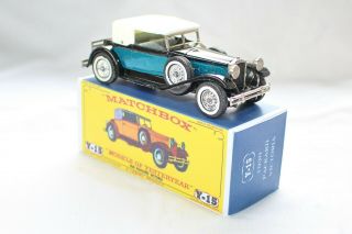 Matchbox Yesteryear Y15 - 2 Packard Victoria 1930 - Code 3 (d23)