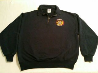 FDNY NYC Fire Department York City Sweatshirt Sz L Queens E 307 L 154 2