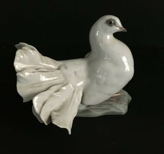 Vintage Rosenthal Porcelain White Courting Dove Figurine Heidenreich
