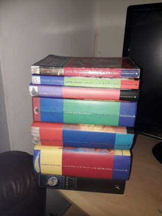 Set Of 7 Harry Potter Books 3 First Editions