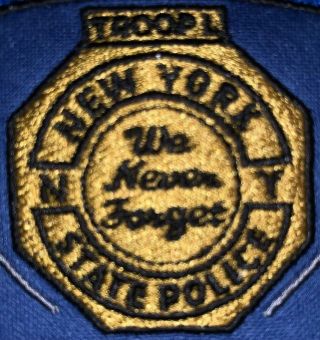 Nysp York State Police Troopers Pba Long Island Ny Shirt Sz L - Xl Nypd