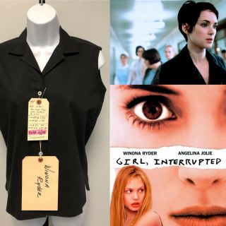Winona Ryder’s Screen Worn Vintage Blouse From The Film “ Girl,  Interrupted “