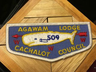 Agawam Lodge 509 F1 Ff First Flap