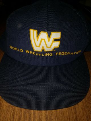 Vintage Wwf World Wrestling Federation Hat