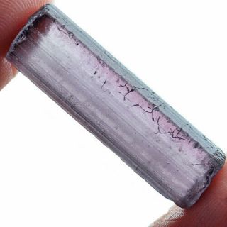 Vvs 19.  8ct Purple Tourmaline Crystal Facet Rough Specimen 100 Natural Ubxv345