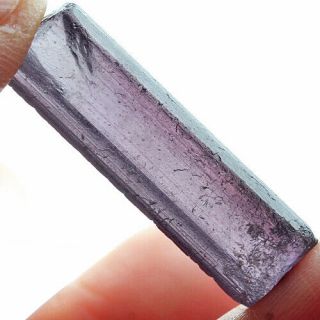 VVS 19.  8Ct Purple Tourmaline Crystal Facet Rough Specimen 100 Natural UBXV345 2