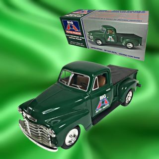Big ‘a’ Auto Parts 1952 Chevrolet 3100 Custom Pickup Bank Die Cast 1:25