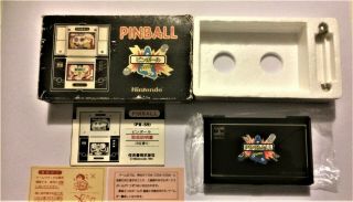 Nintendo Game Watch Pinball Video Games Battery Operated Electronic Vintage Toy