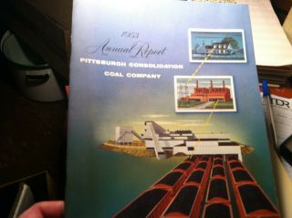 8816 Pittsburg Consolidation Coal Company 1953 Annual Report