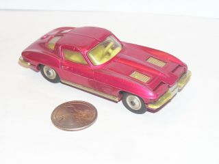 Vintage Corgi Toys Chevrolet Corvette Sting Ray White Light Special