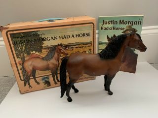 Breyer Justin Morgan Had A Horse Marguerite Henry’s And Book Set