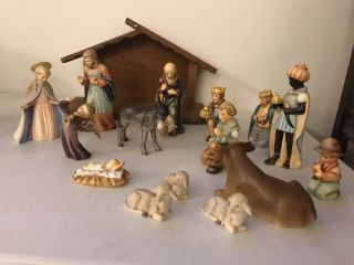 Hummel Goebel 16 Pc Nativity Set 214