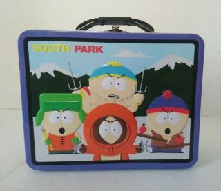 South Park Lunch Box Tin Good Times With Weapons Plus The Coon Beanie