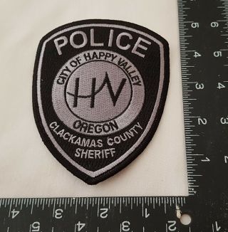 City Of Happy Valley Clackamas County Sheriff Patch,  Oregon