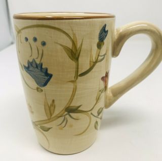 Target Home American Simplicity Mug Stoneware Floral Vines Coffee Tea