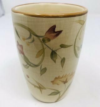 Target Home American Simplicity Mug Stoneware Floral Vines Coffee Tea 3