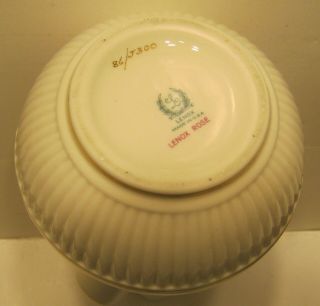 Vintage LENOX ROSE Bud Vase Shaped Like a Human Heart NR 3