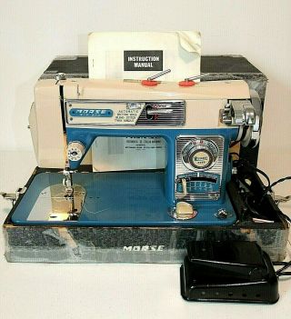 Vintage Morse Fotomatic Iii Zig Zag Sewing Machine Model 4300,