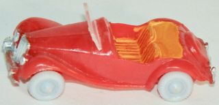 Marx E.  L.  M.  Ho Scale Red Mg Midget Made In Hong Kong Circa 1950s