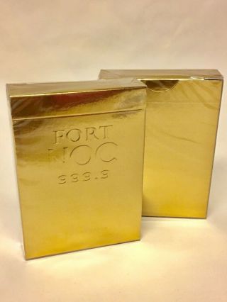 Noc,  Fort Nocs - (gold) Limited Ed.  Playing Cards