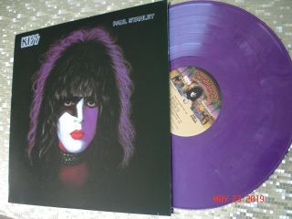 KISS Paul Stanley Solo Color 40th Anniversary LP 2018 Universal w/Color Poster 3
