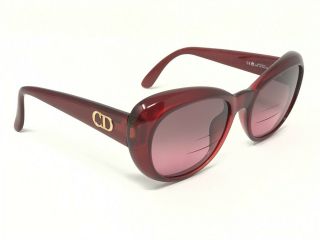 Vintage Christian Dior Red Eyeglasses Frames 2945 30 Optyl Austria 55 [] 19 Rx