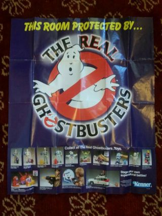 This Room Protected By The Real Ghostbusters Poster Calendar 1987 Kenner