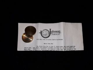 Vintage Johnson Products Magic Tricks Okito Coin Box