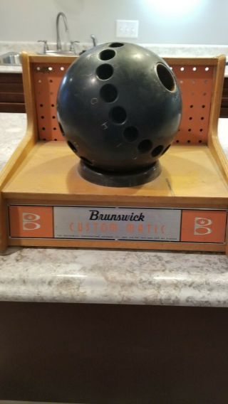 Vintage Brunswick Custom Matic Bowling Ball Sizer System.  But Good Condit