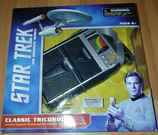 Diamond Select Toys Star Trek: The Series Geological Tricorder Rare Nib