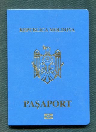 Republic MOLDOVA International Biometric Travel Document Man Canseled 3