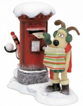 Robert Harrop Wallace And Gromit Gromit And Feathers Mcgraw Royal Mail Christmas